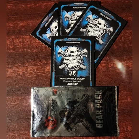 RARE Gears 4 Booster Packs (OPENED) - Picture 8 of 11
